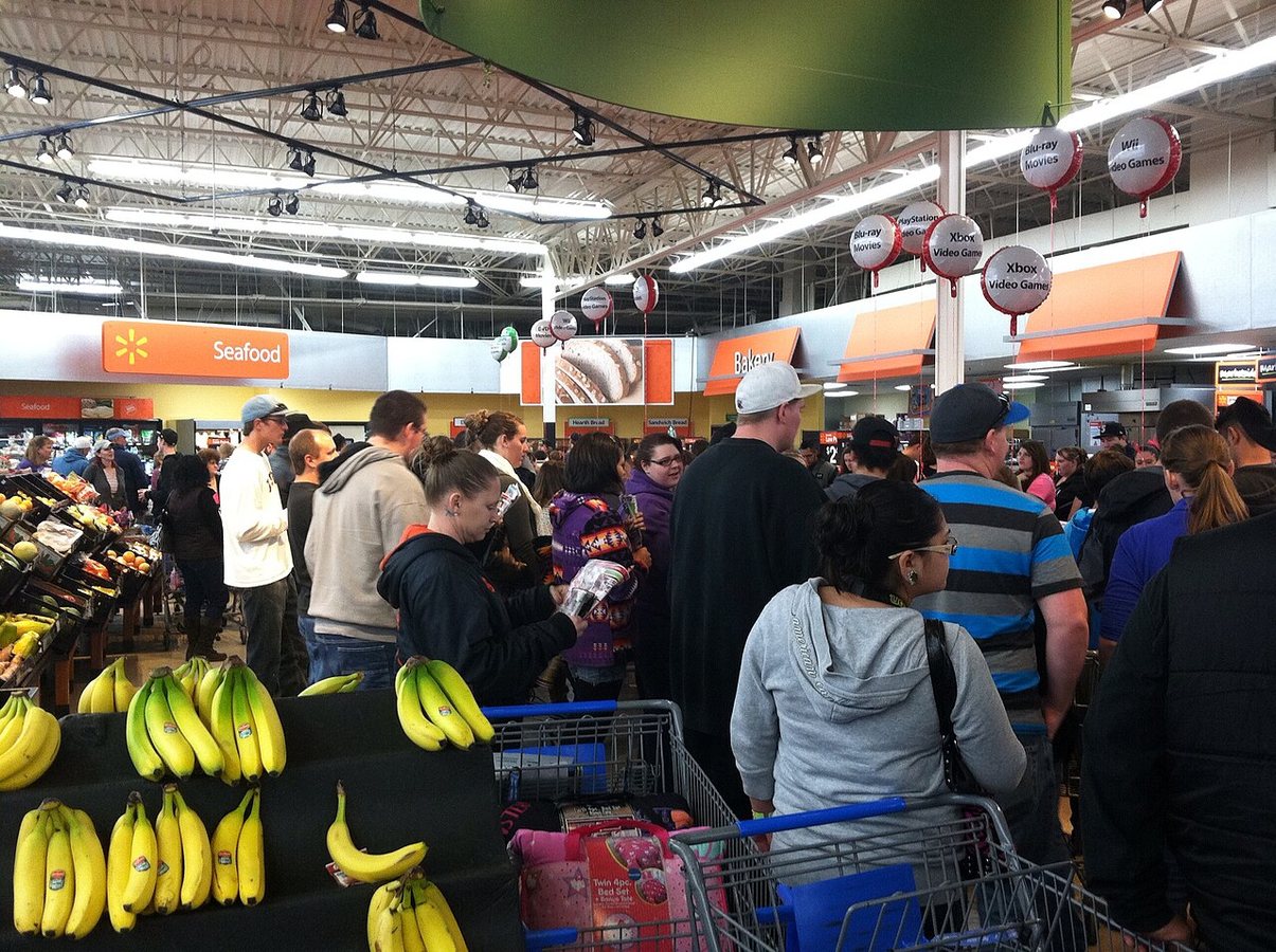 Jueves negro en Walmart