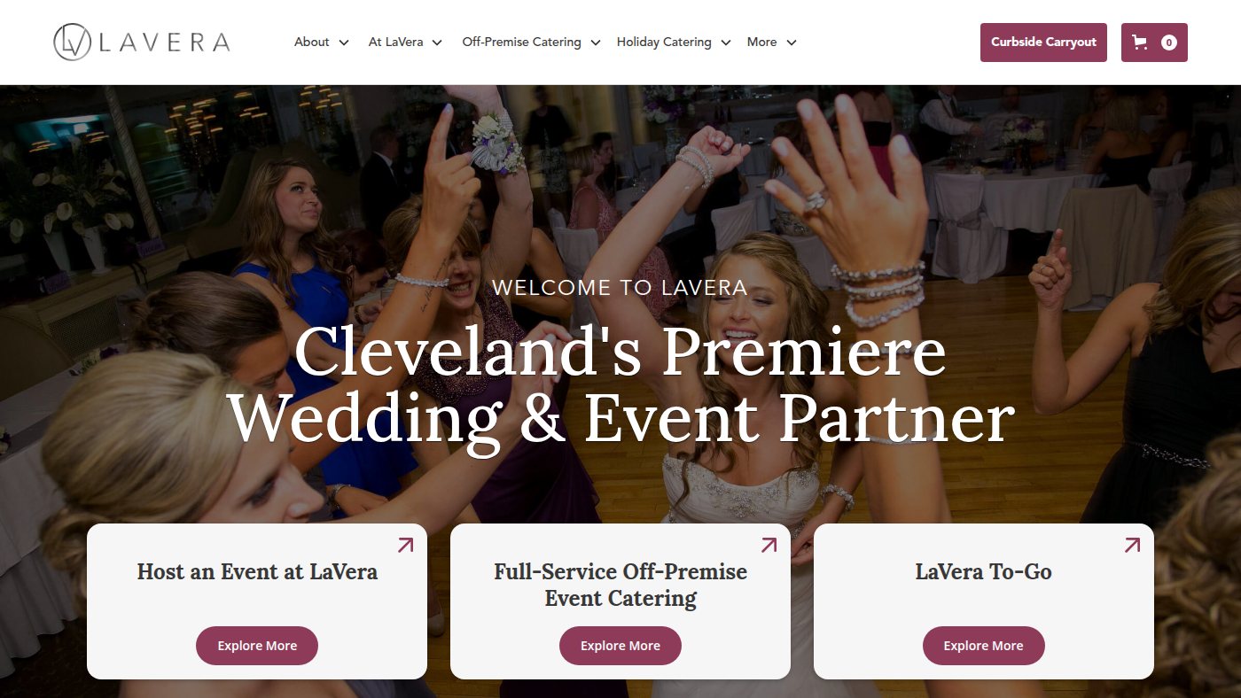The home page of la-vera.com