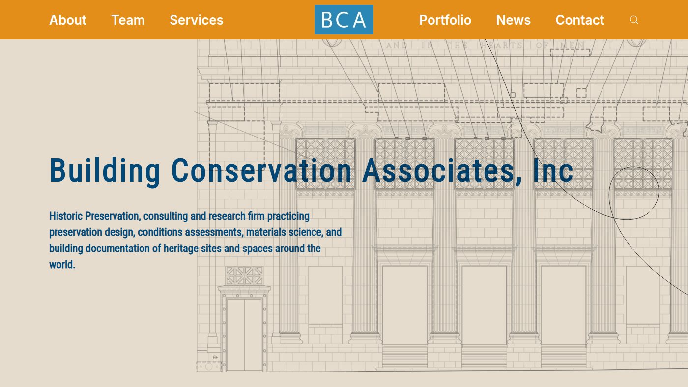 The home page of bcausa.com
