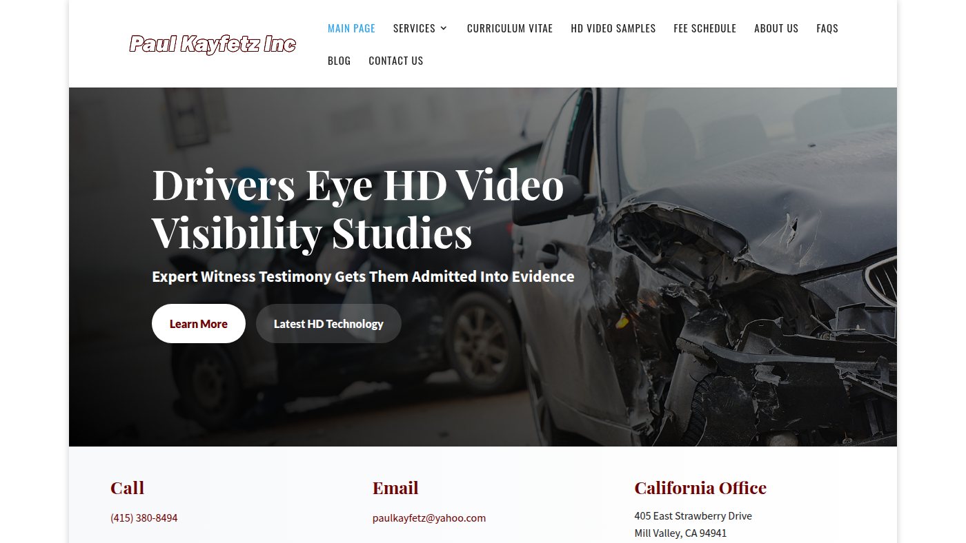 The home page of paulkayfetz.com