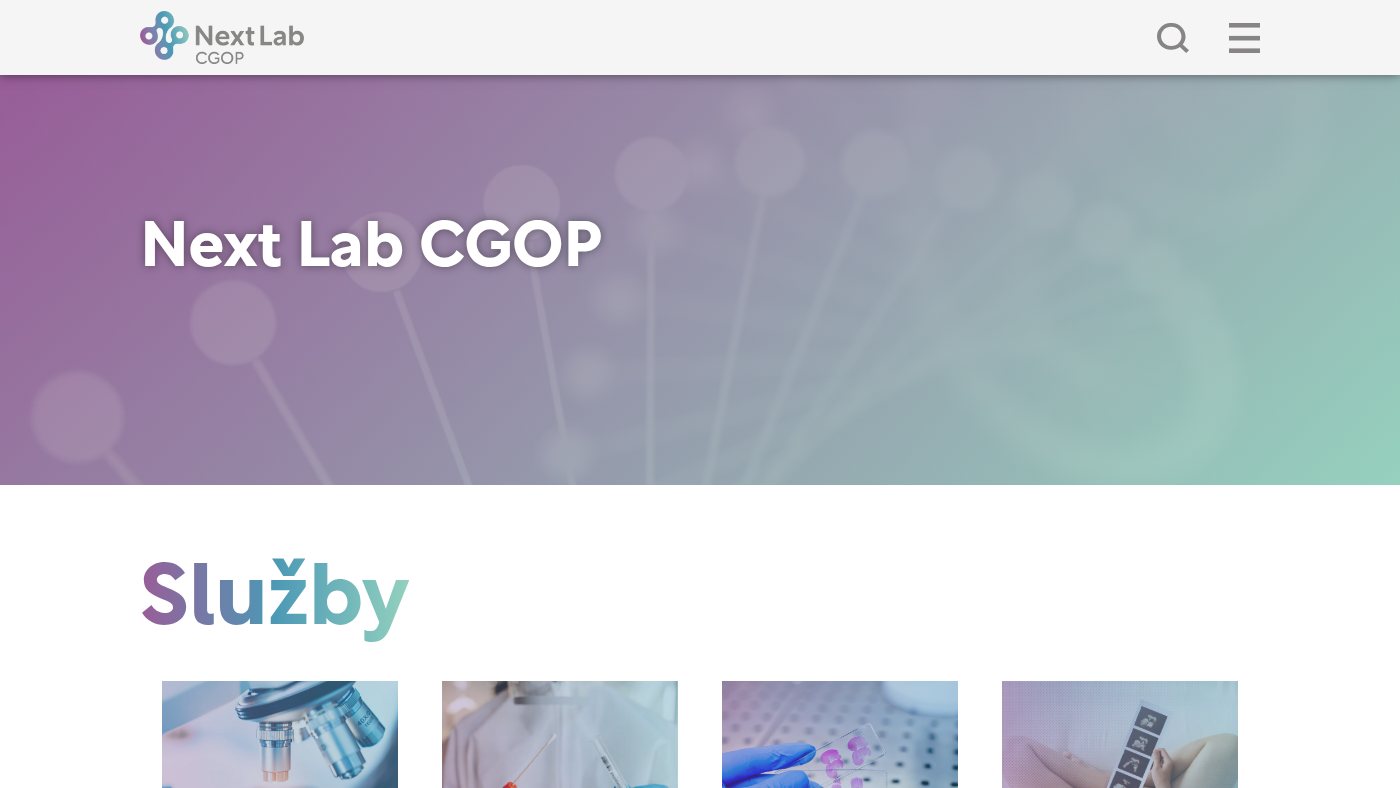 The home page of cgop.cz