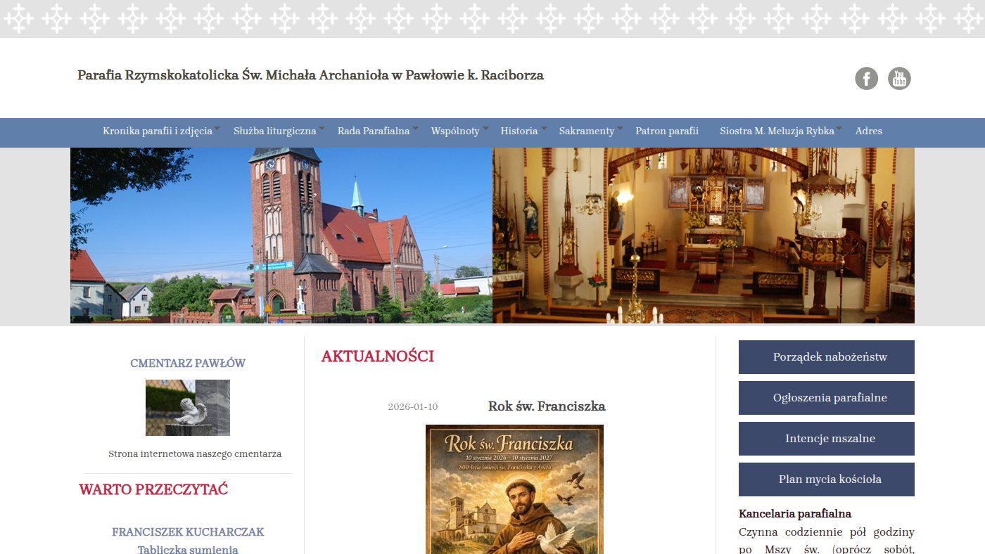 The home page of pawlow.opw.pl