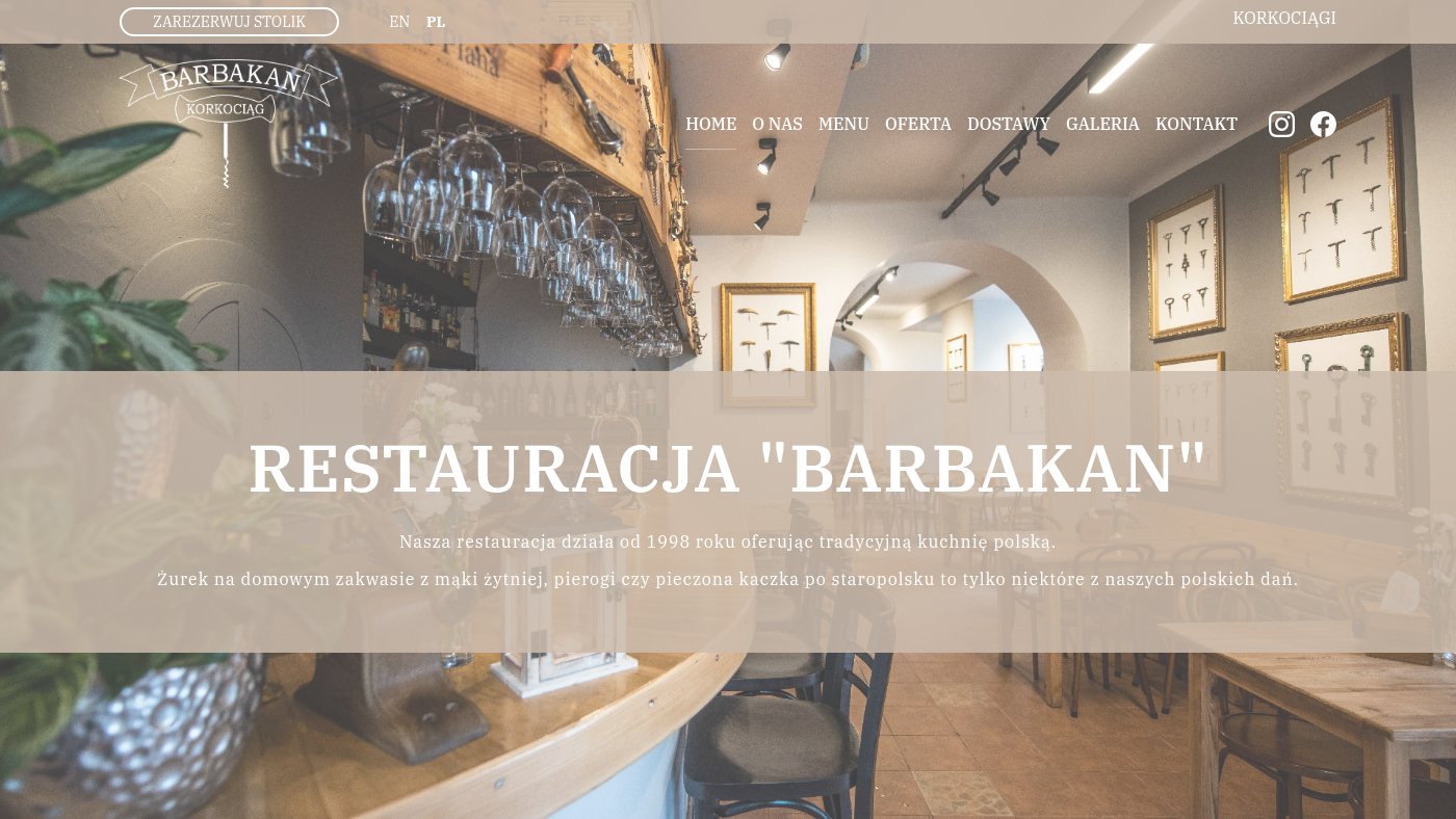 The home page of barbakan.waw.pl