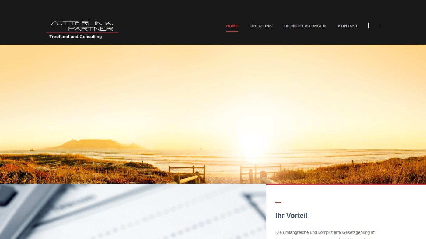 The home page of suetterlinpartner.ch