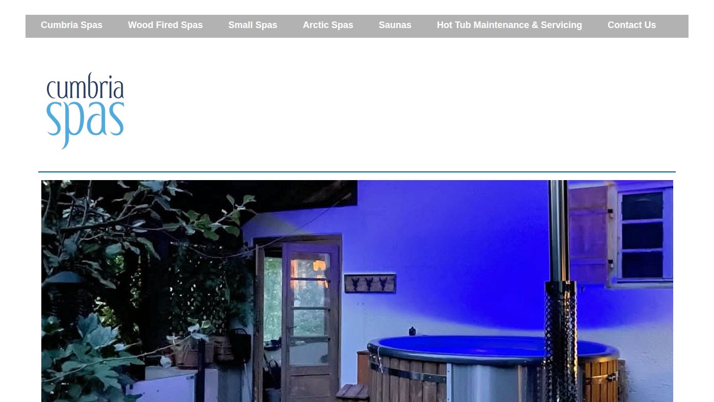 The home page of cumbriaspas.co.uk