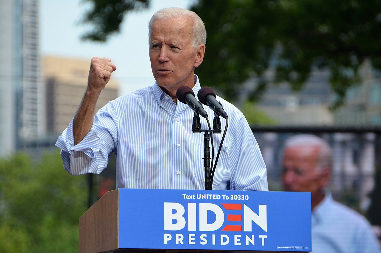 Biden podczas inauguracji kampanii prezydenckiej w Filadelfii, maj 2019