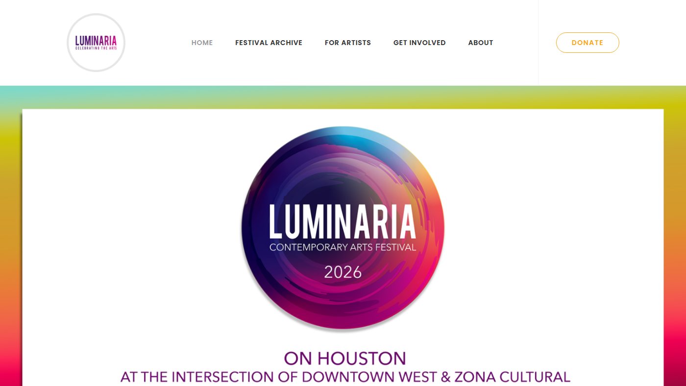 The home page of luminariasa.org