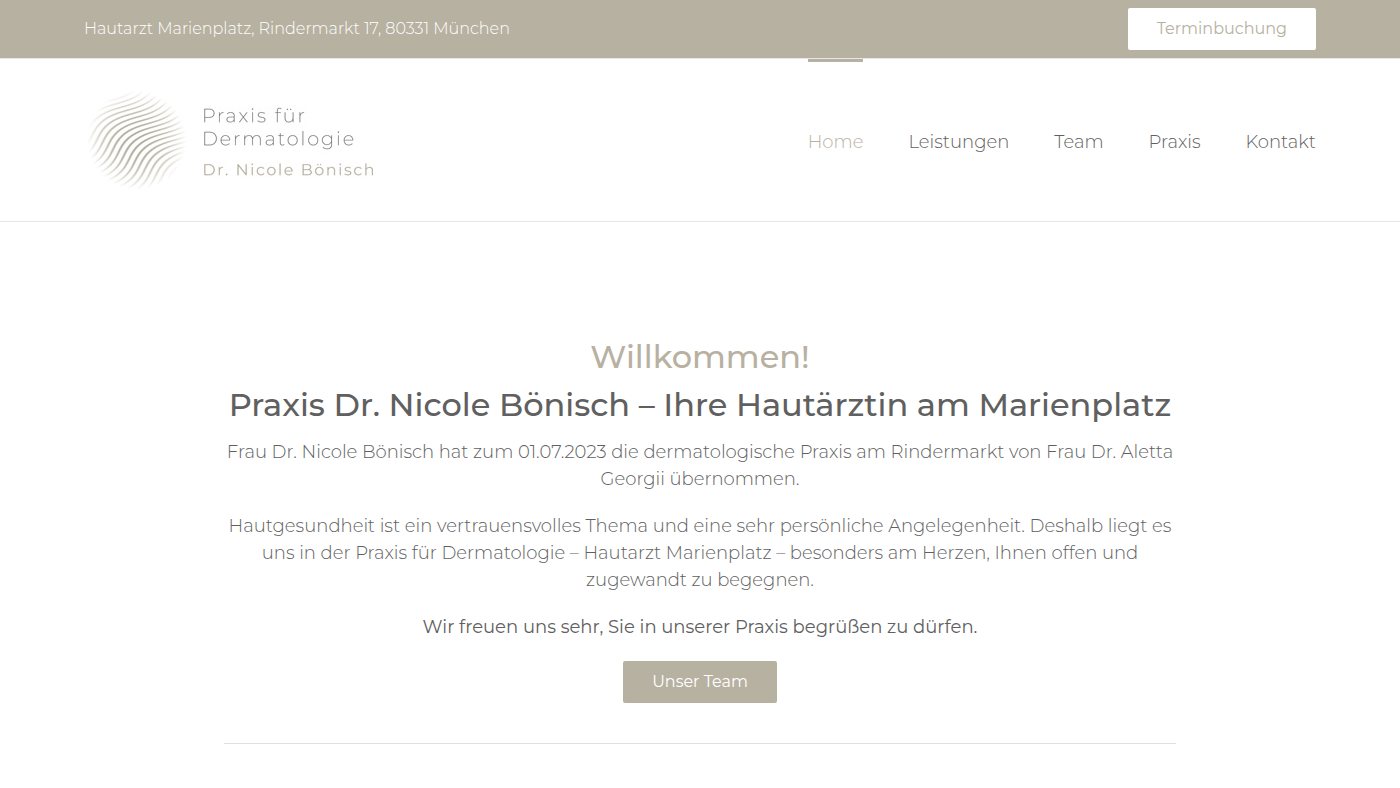 The home page of hautarzt-marienplatz-muenchen.de