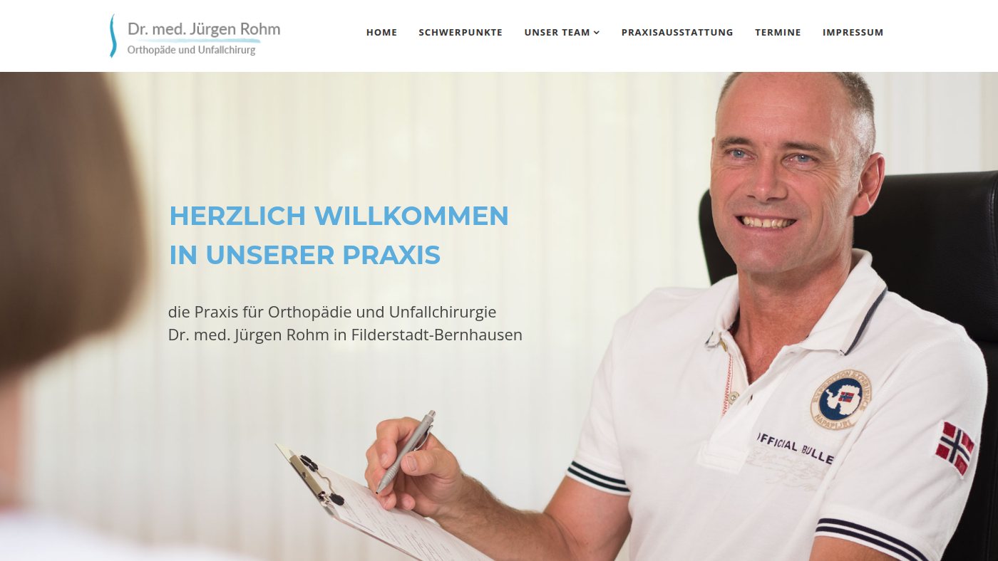 The home page of orthopaede-filderstadt.de