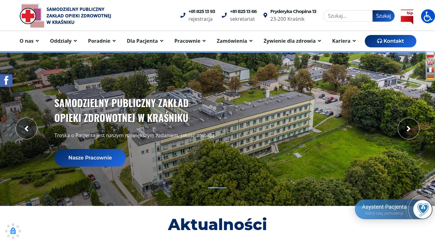 The home page of spzoz.krasnik.pl