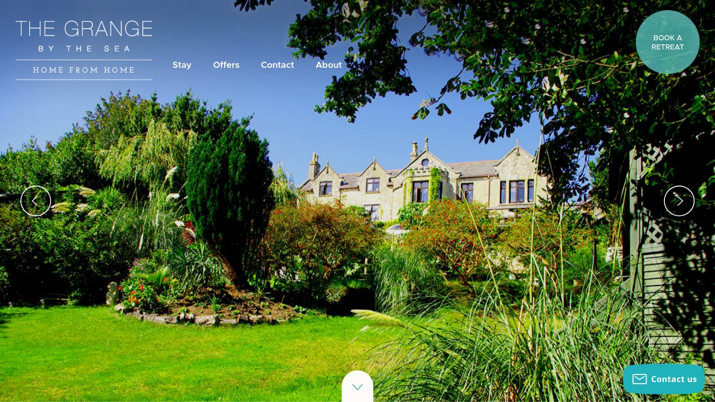 The home page of thegrangebythesea.com
