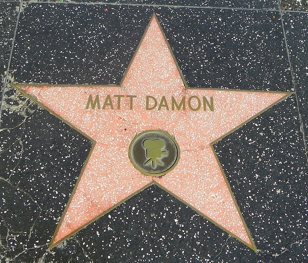 Matt Damon, HWoF, 10 października