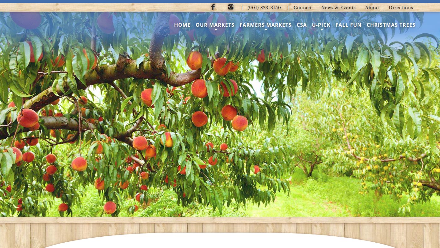 The home page of jonesorchard.com