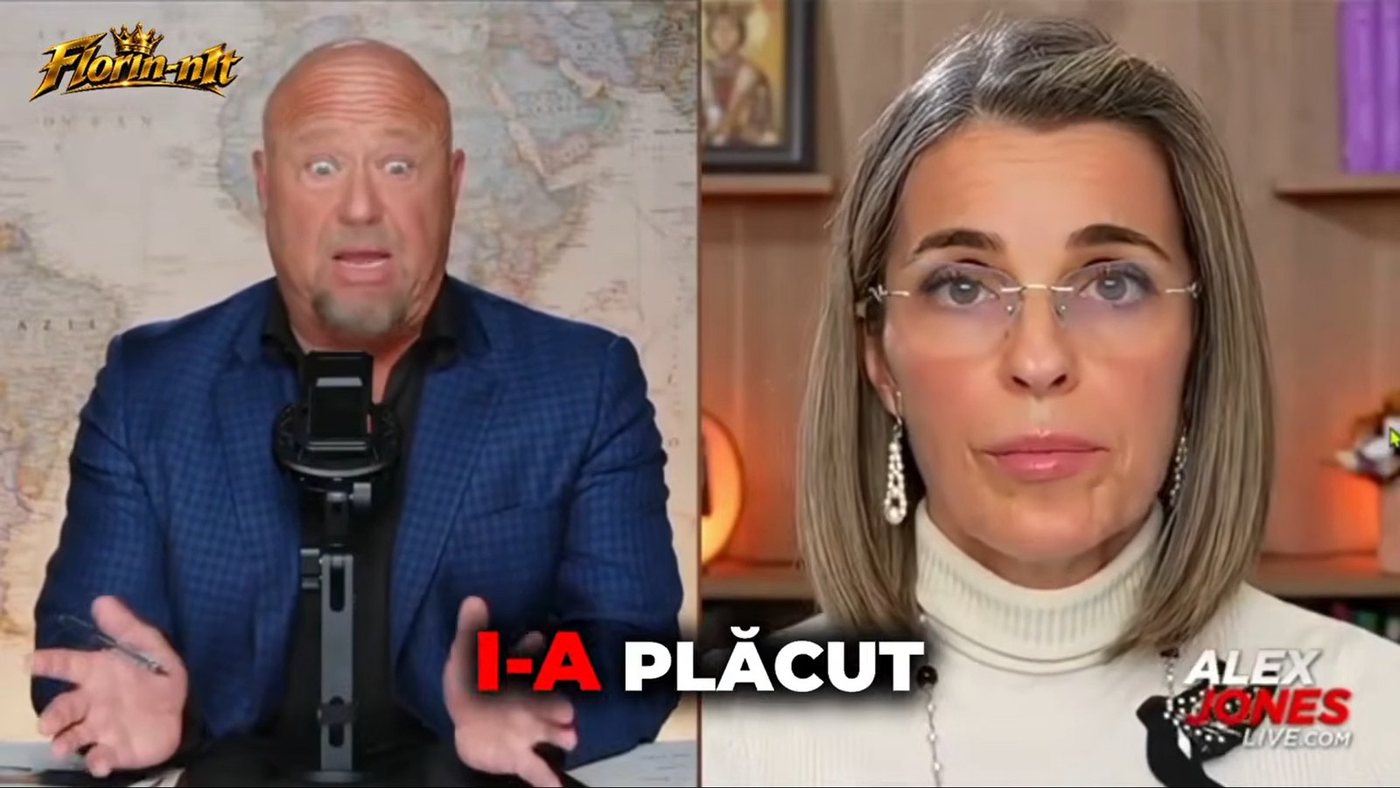 Cine este Alex Jones, unde Cristela a răspândit fake-uri despre arestarea lui Călin Georgescu: Condamnat la despăgubiri de 1,5 miliarde de dolari pentru conspirații despre masacrul unor copii în SUA / Altă conspirație, soldată cu atac armat / Plus conspir