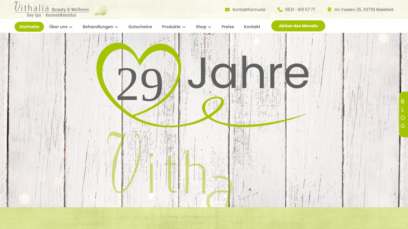 The home page of vithalia.de