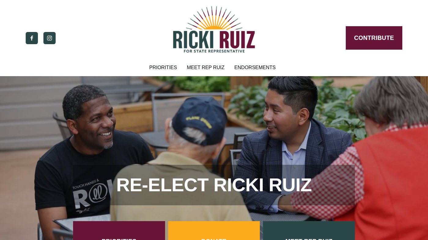 The home page of ricki4oregon.com