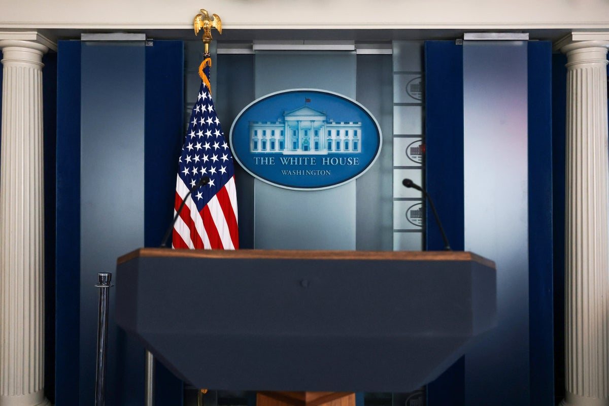 White House plans its first press briefing in weeks but it’s anyone’s guess who will be behind the podium