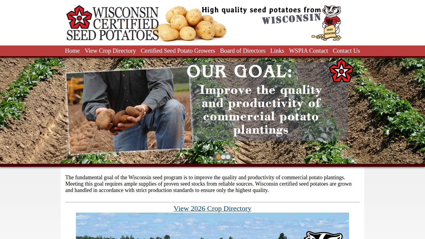 The home page of potatoseed.org