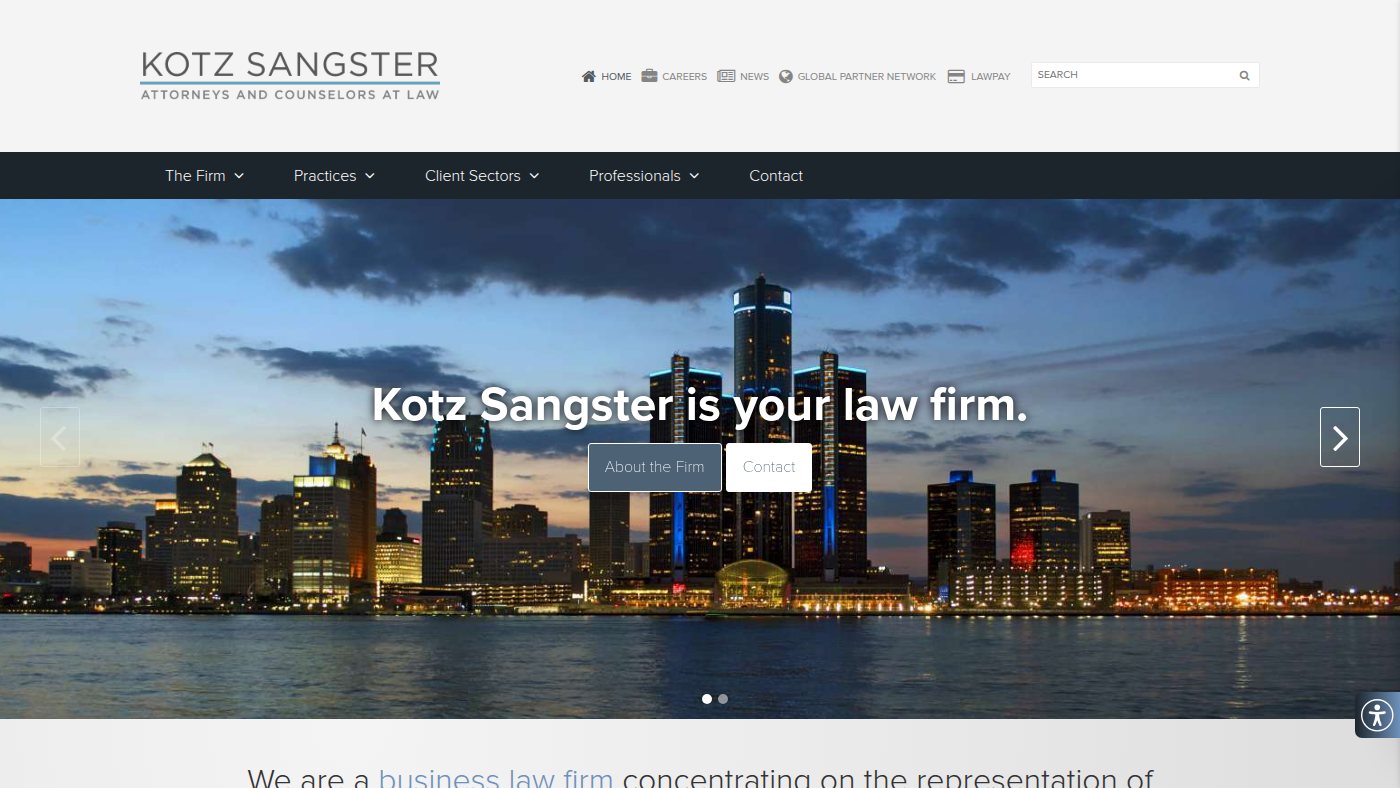 The home page of kotzsangster.com