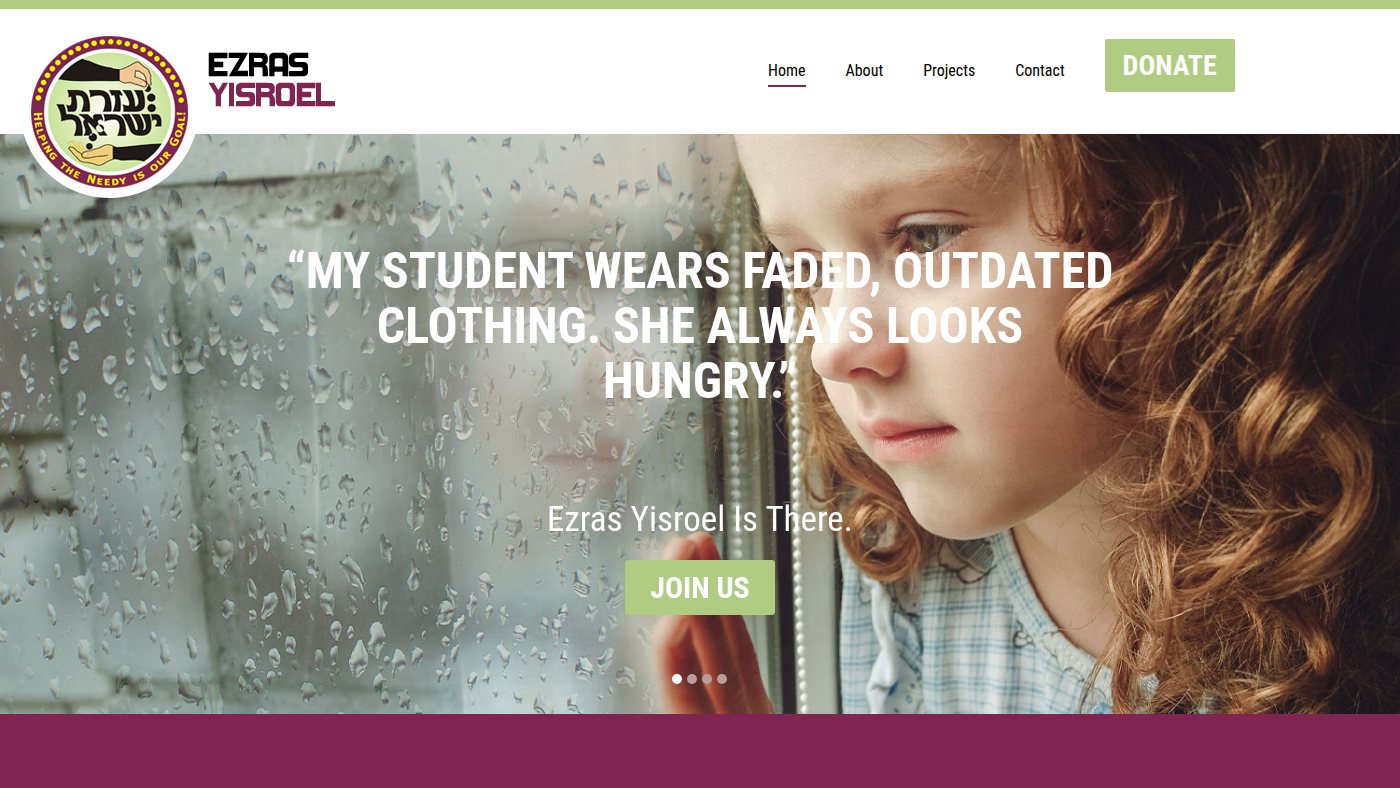 The home page of ezrasyisroel.org