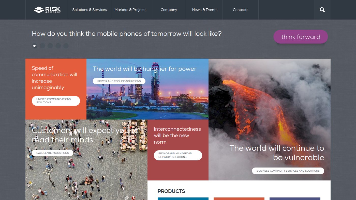 The home page of risk.az
