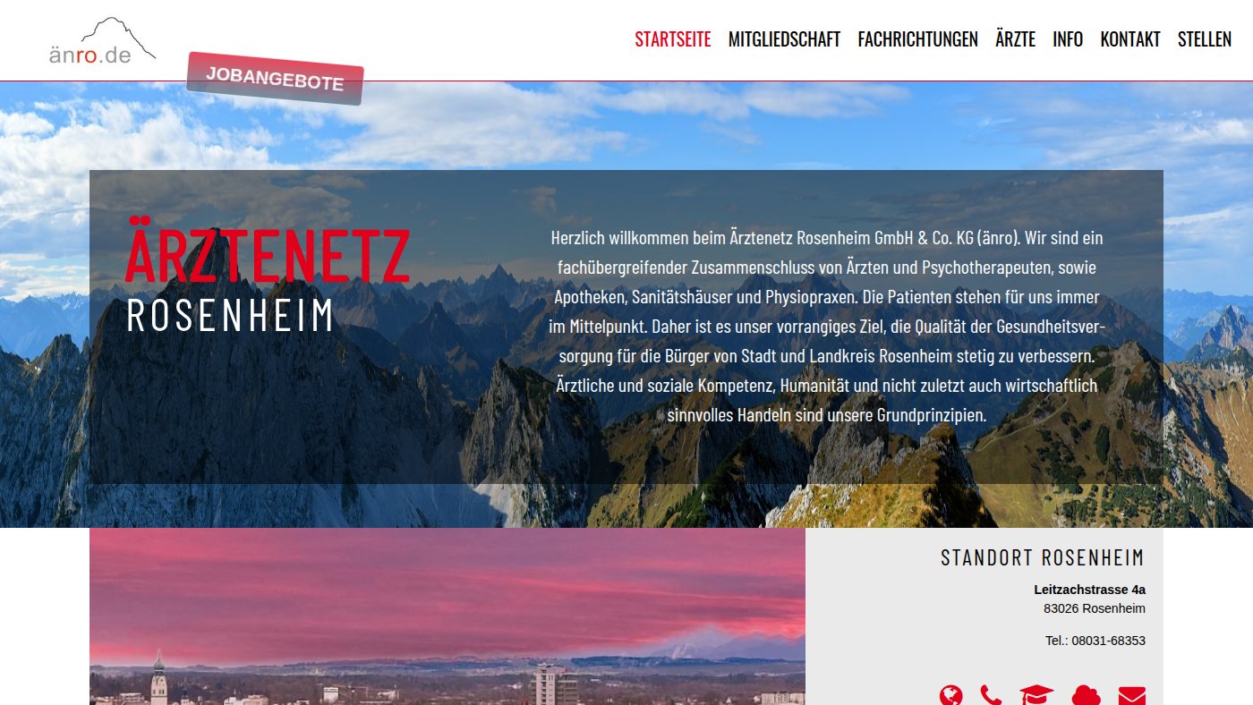 The home page of aenro.de