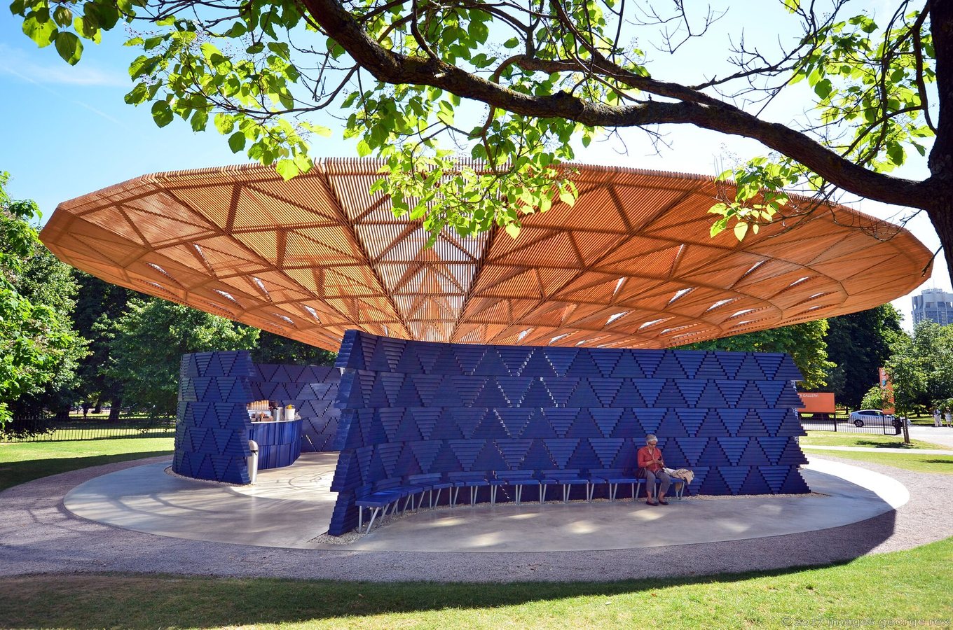 modular timber framing and textile canopies compose open-air civic pavilion in turkey
