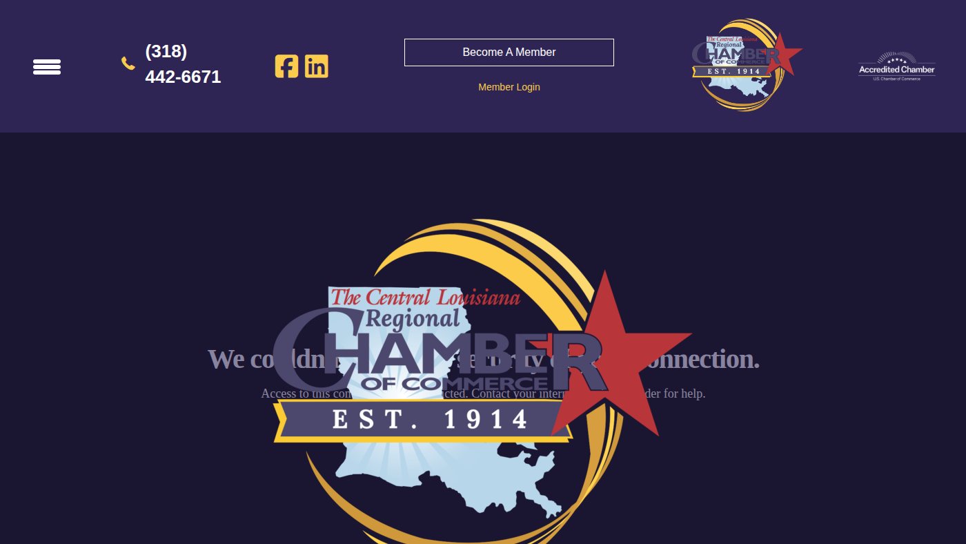 The home page of cenlachamber.org