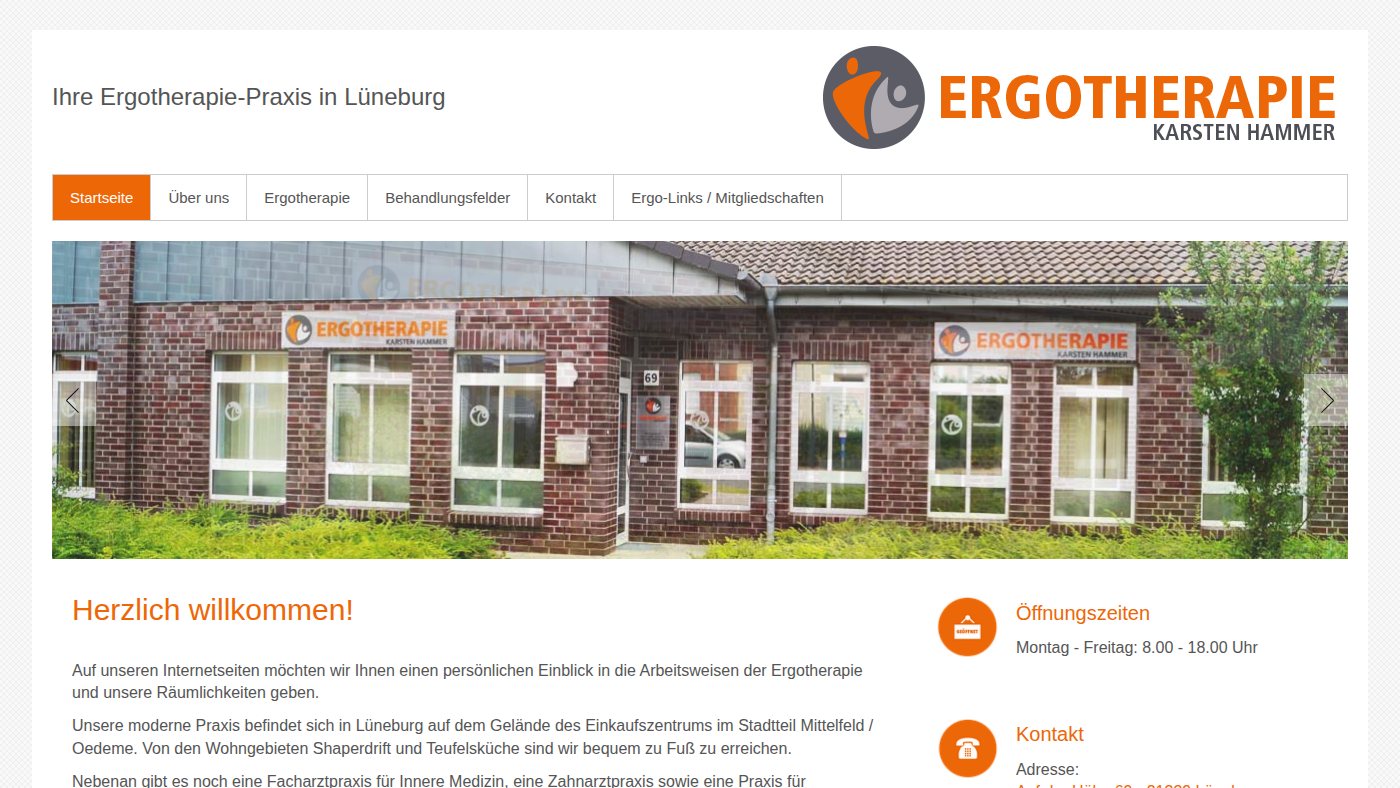The home page of luene-ergo.de