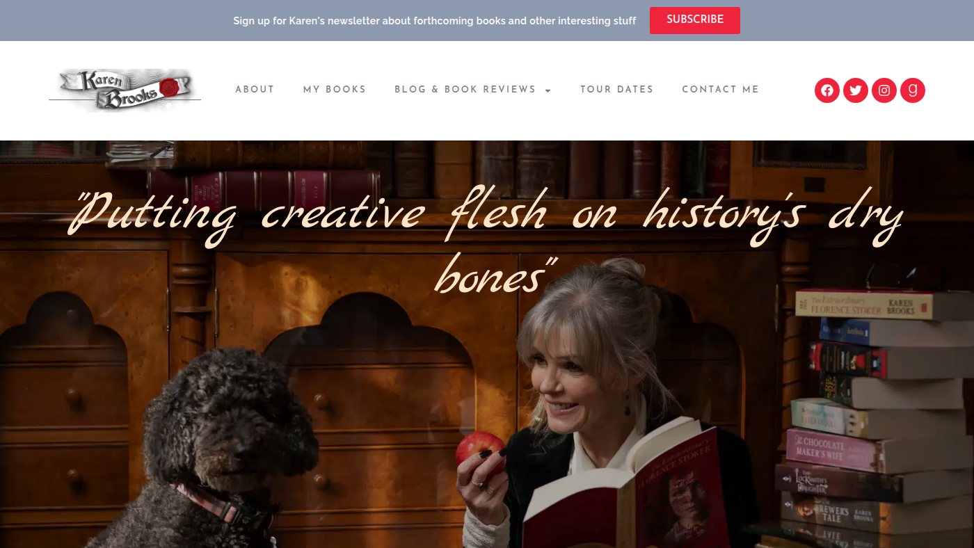 The home page of karenrbrooks.com