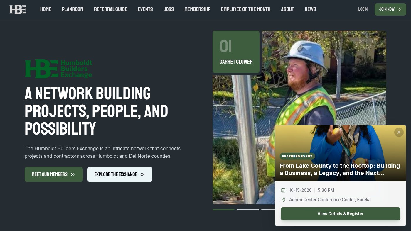 The home page of humbx.com