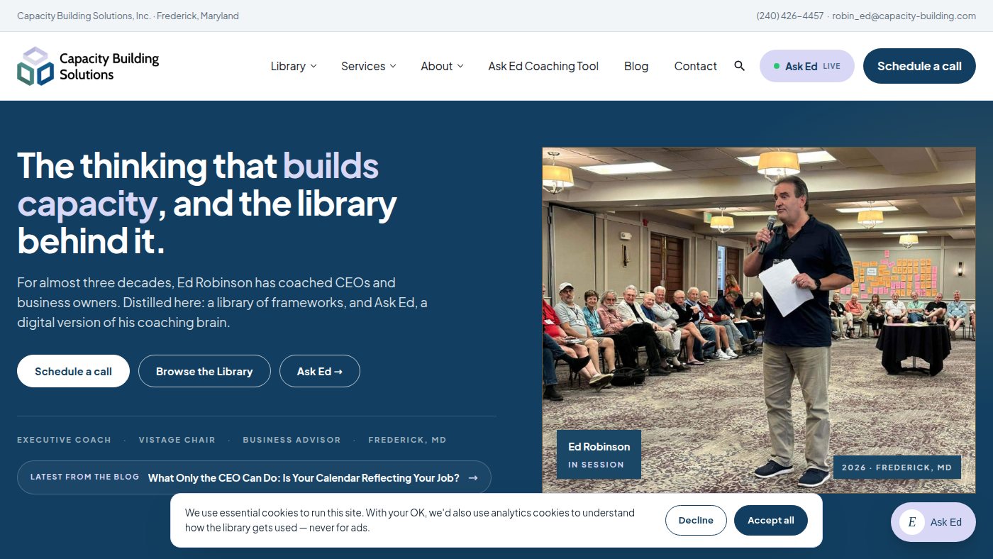 The home page of capacity-building.com