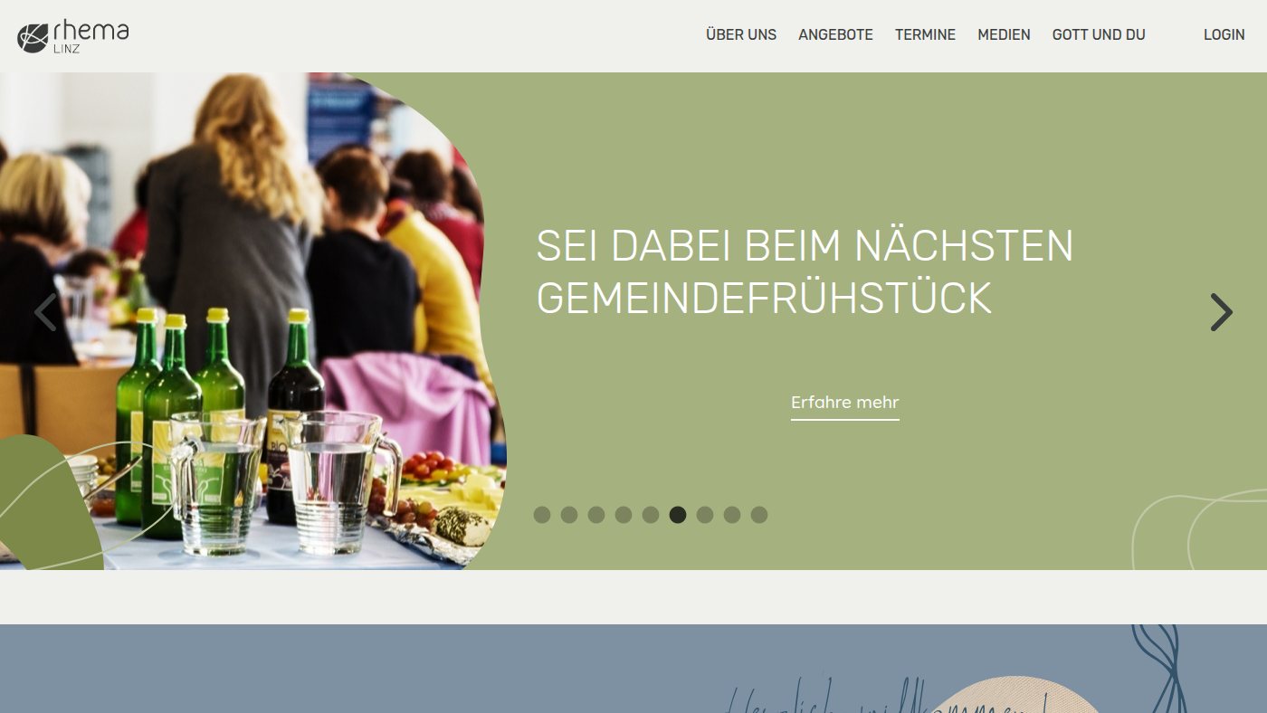 The home page of rhema.at