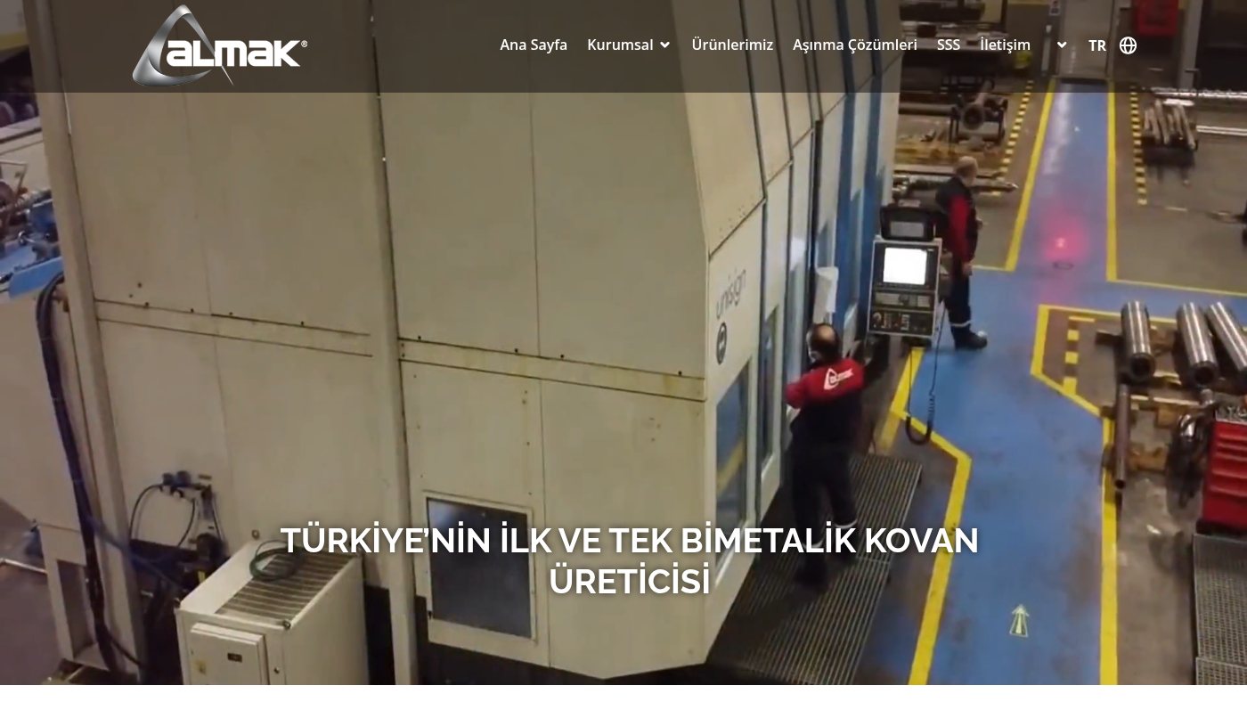 The home page of almakmakina.com