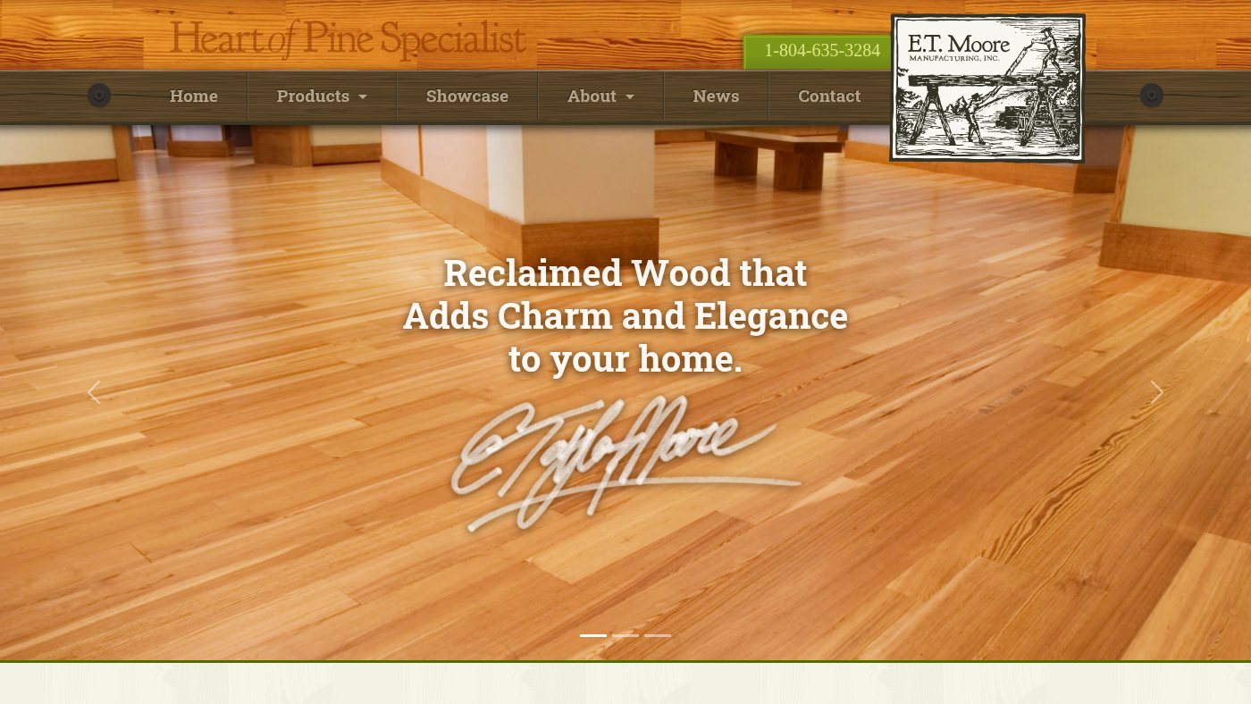 The home page of etmoore.com