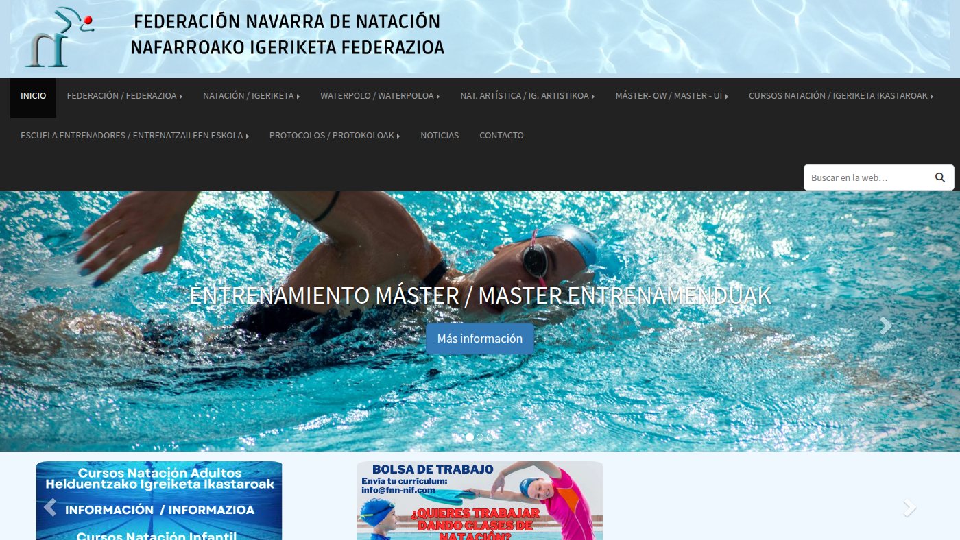 The home page of fnn-nif.com