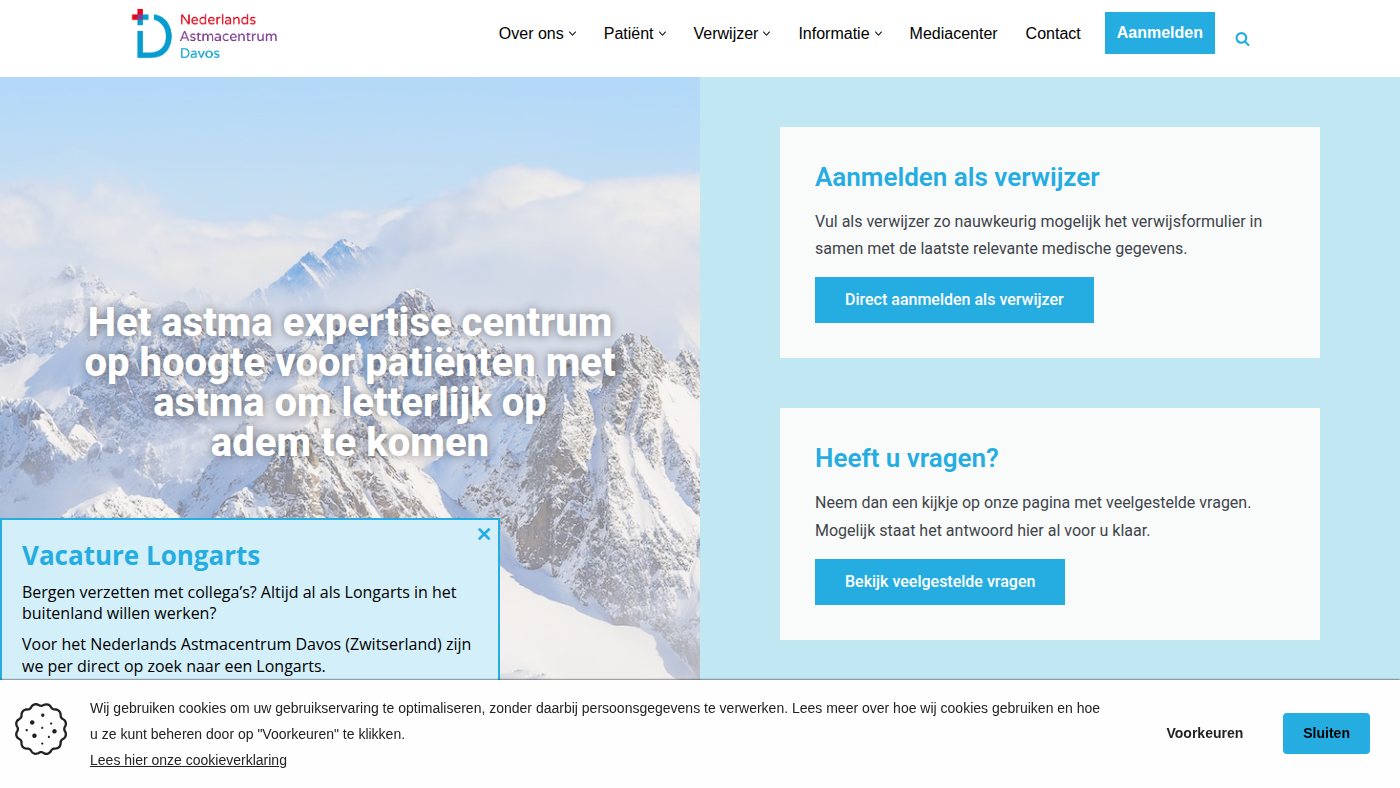 The home page of nadavos.nl