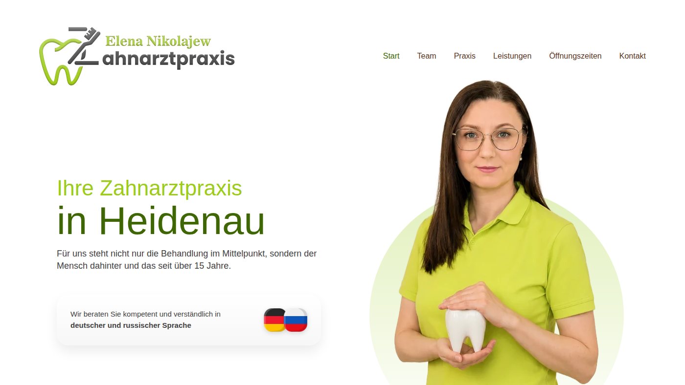 The home page of za-nikolajew.de