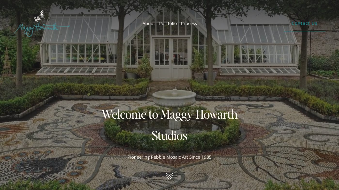 The home page of maggyhowarth.co.uk