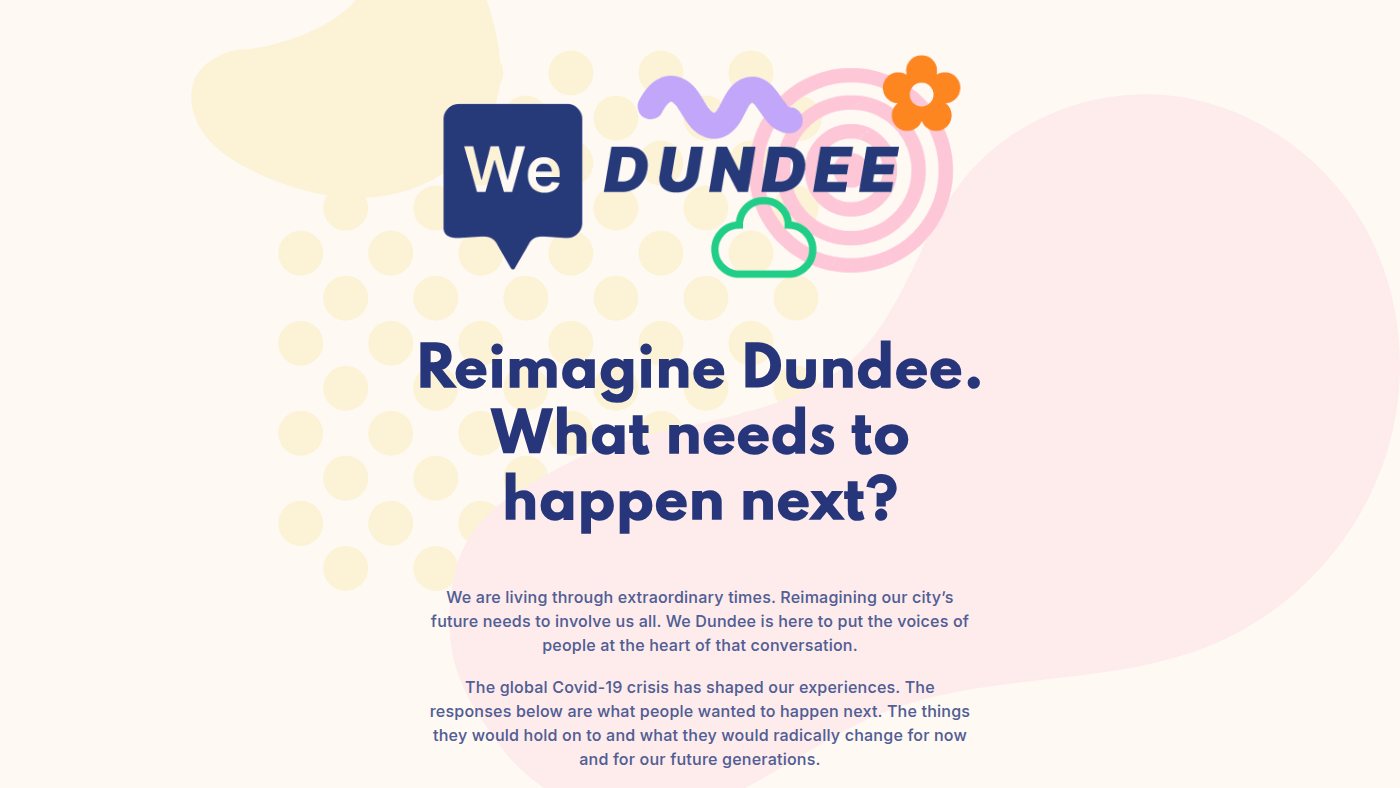 The home page of wedundee.com