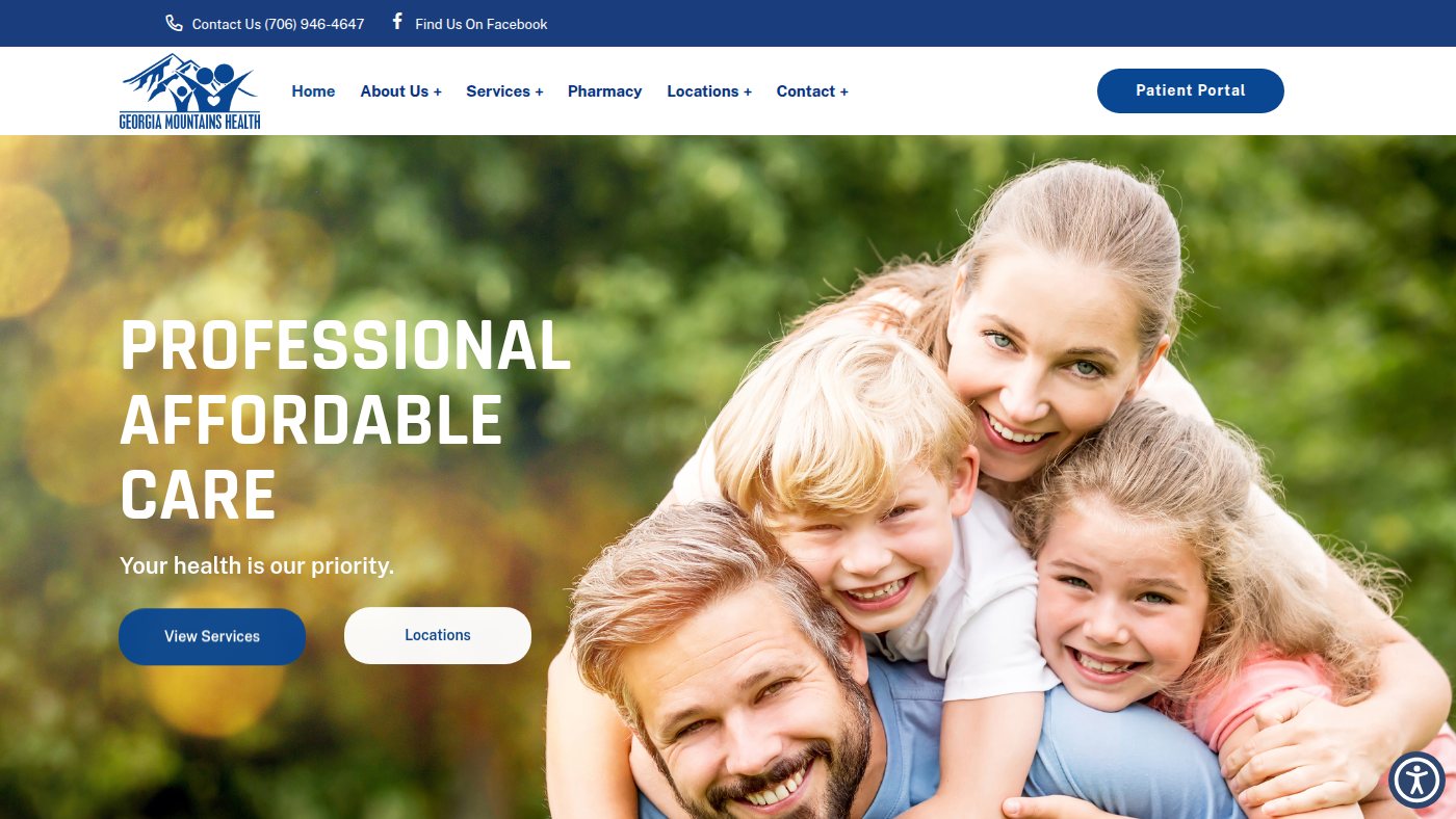 The home page of gamtnhealth.org
