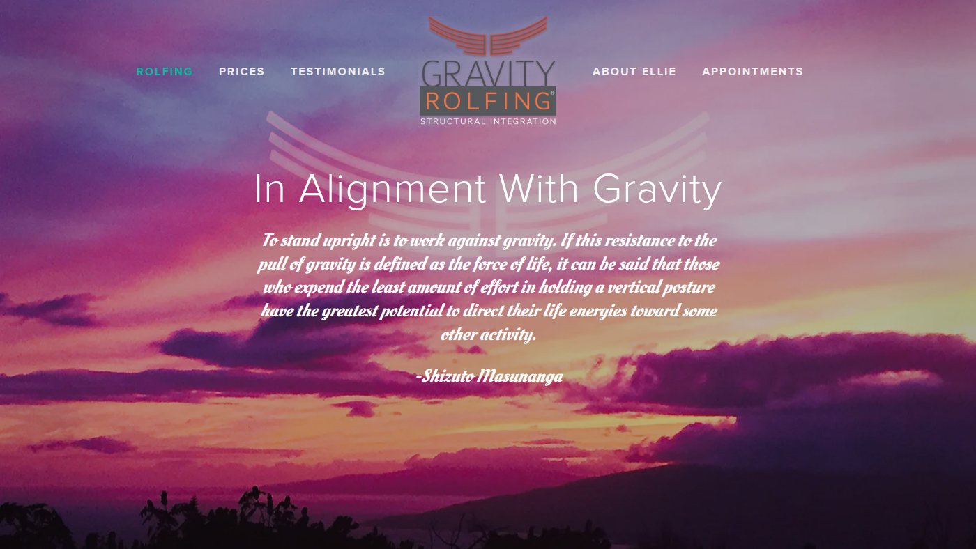 The home page of gravityrolfing.com