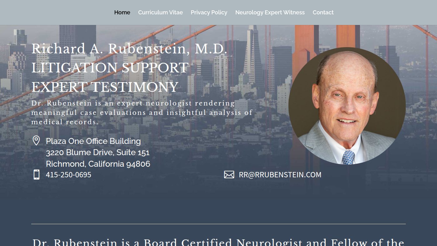 The home page of rrubenstein.com