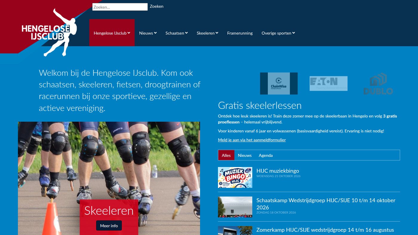 The home page of hijc.nl