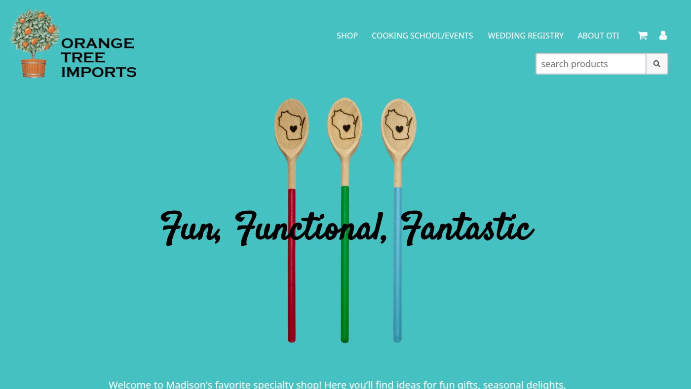 The home page of orangetreeimports.com