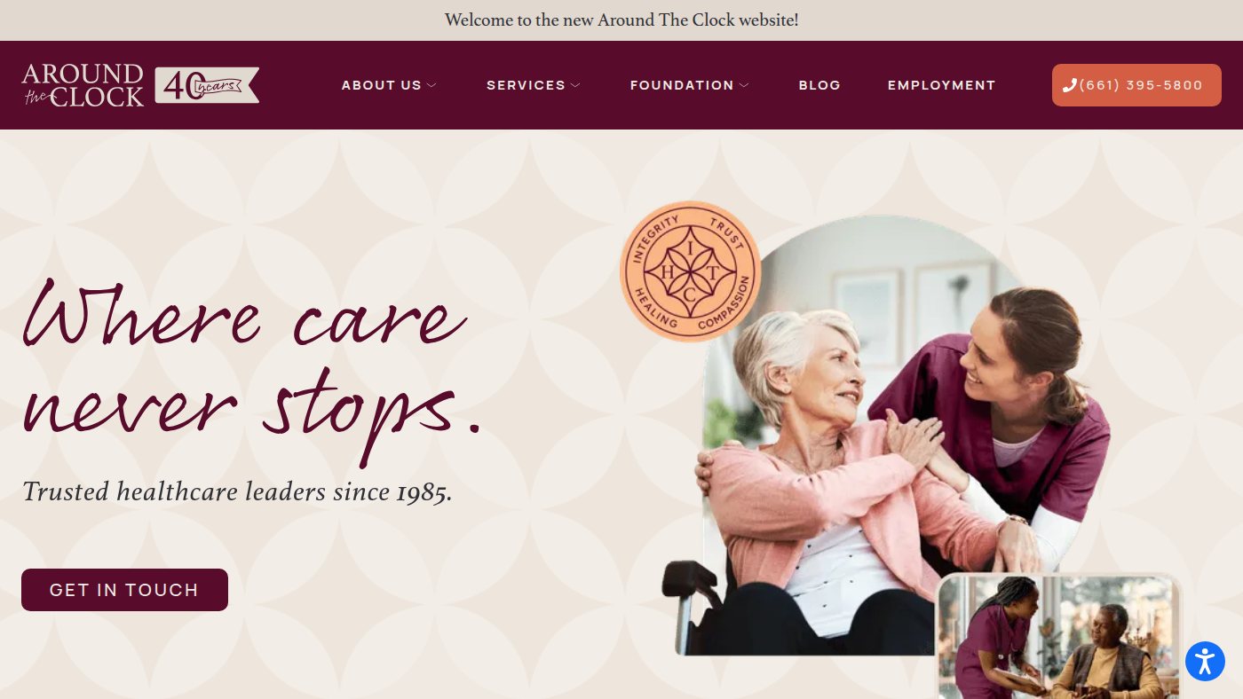 The home page of bakersfieldcare.com