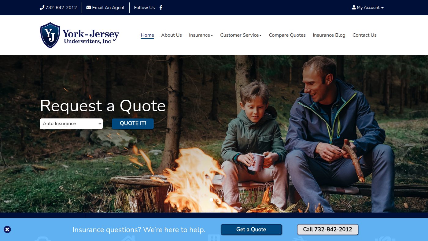 The home page of york-jersey.com