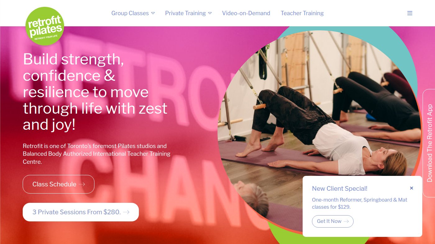 The home page of retrofit.ca