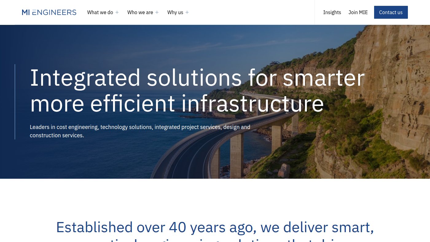 The home page of miengineers.com