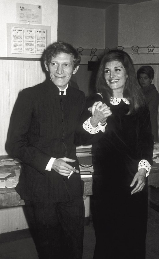 Dalida with Lucien Morisse in 1961